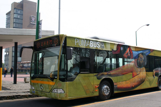 With its 40 billion peso a year budget, UNAM chooses to buy imported buses from Germany because they like being wasteful and different to the rest of us for the sake of being different.